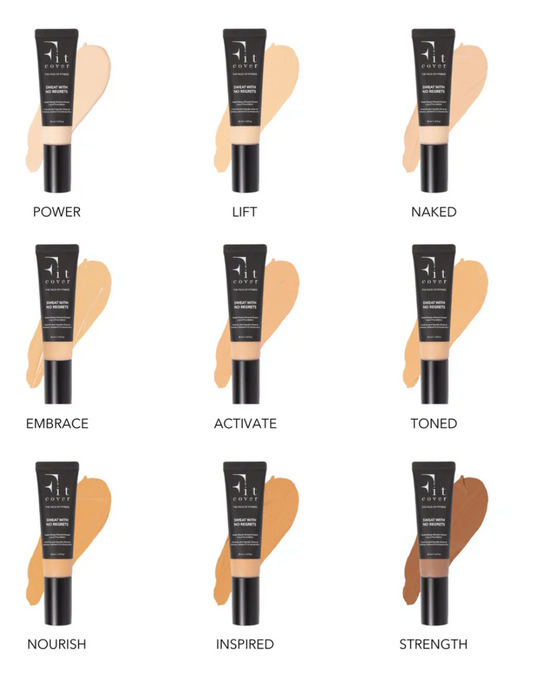 FitCover - Mineral Infused Liquid Foundation - POWER