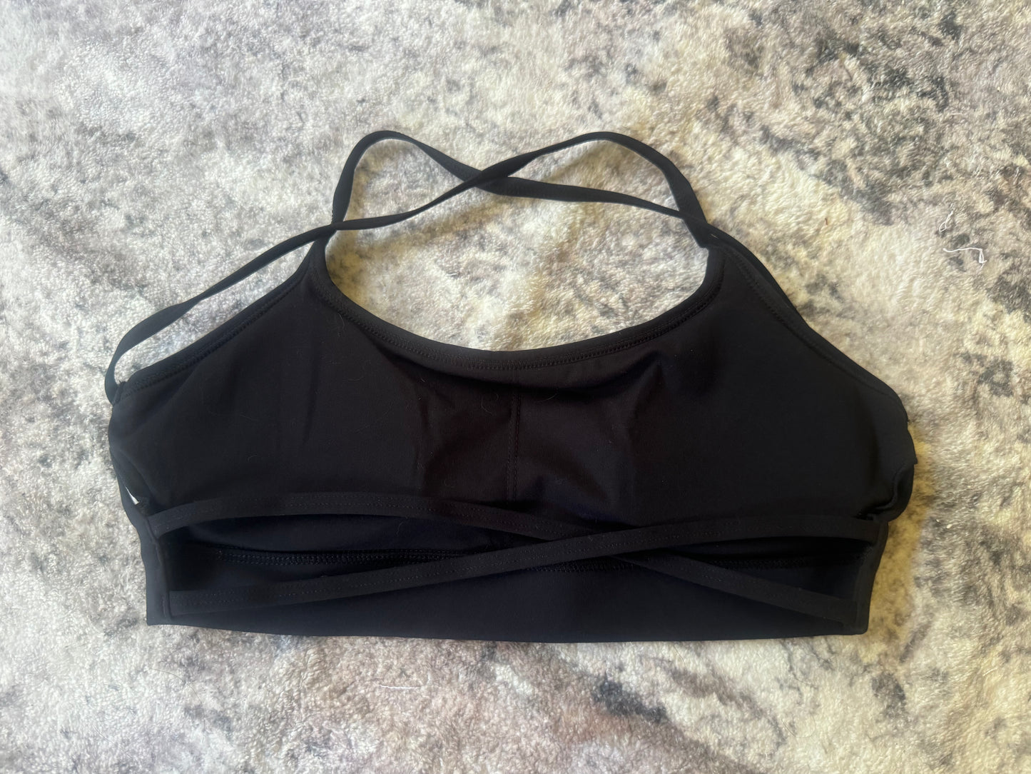 Allied Activewear Lotus Crop Black