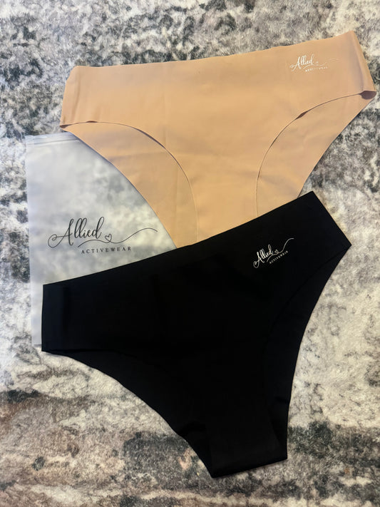 Allied Activewear Bikini Black and Nude